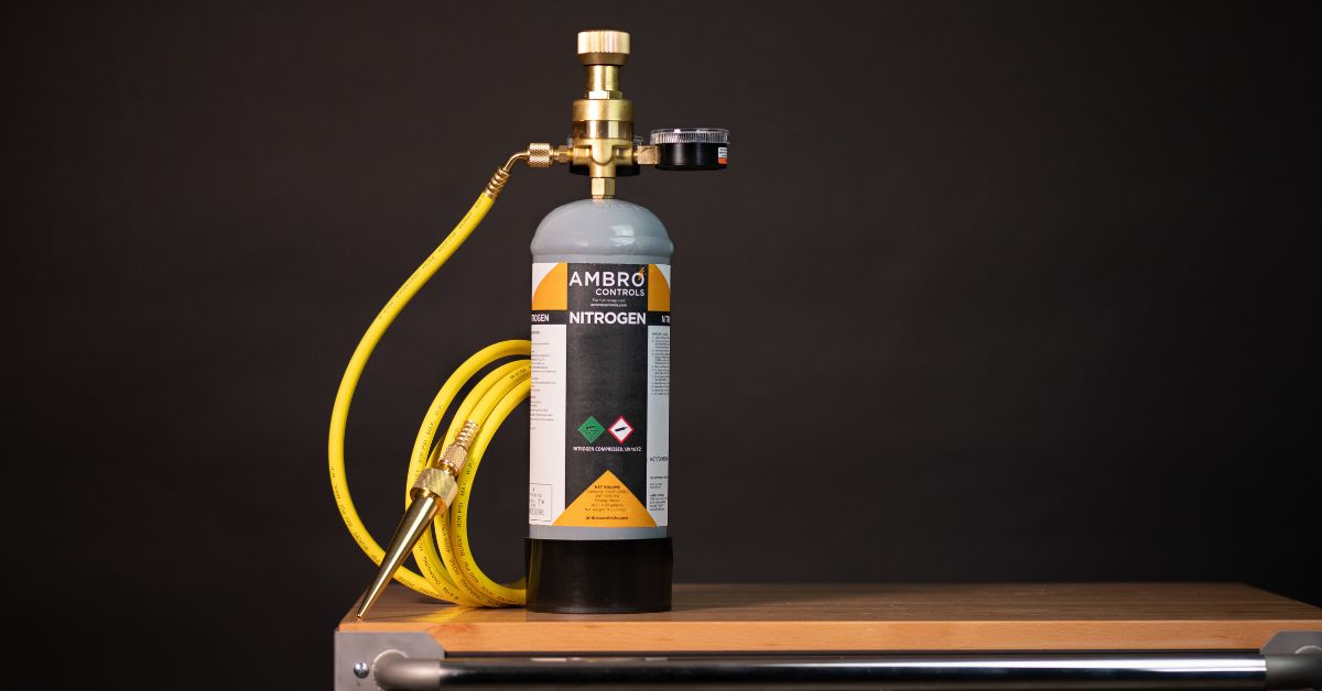 1.9L Nitrogen Cylinder Ambro Controls