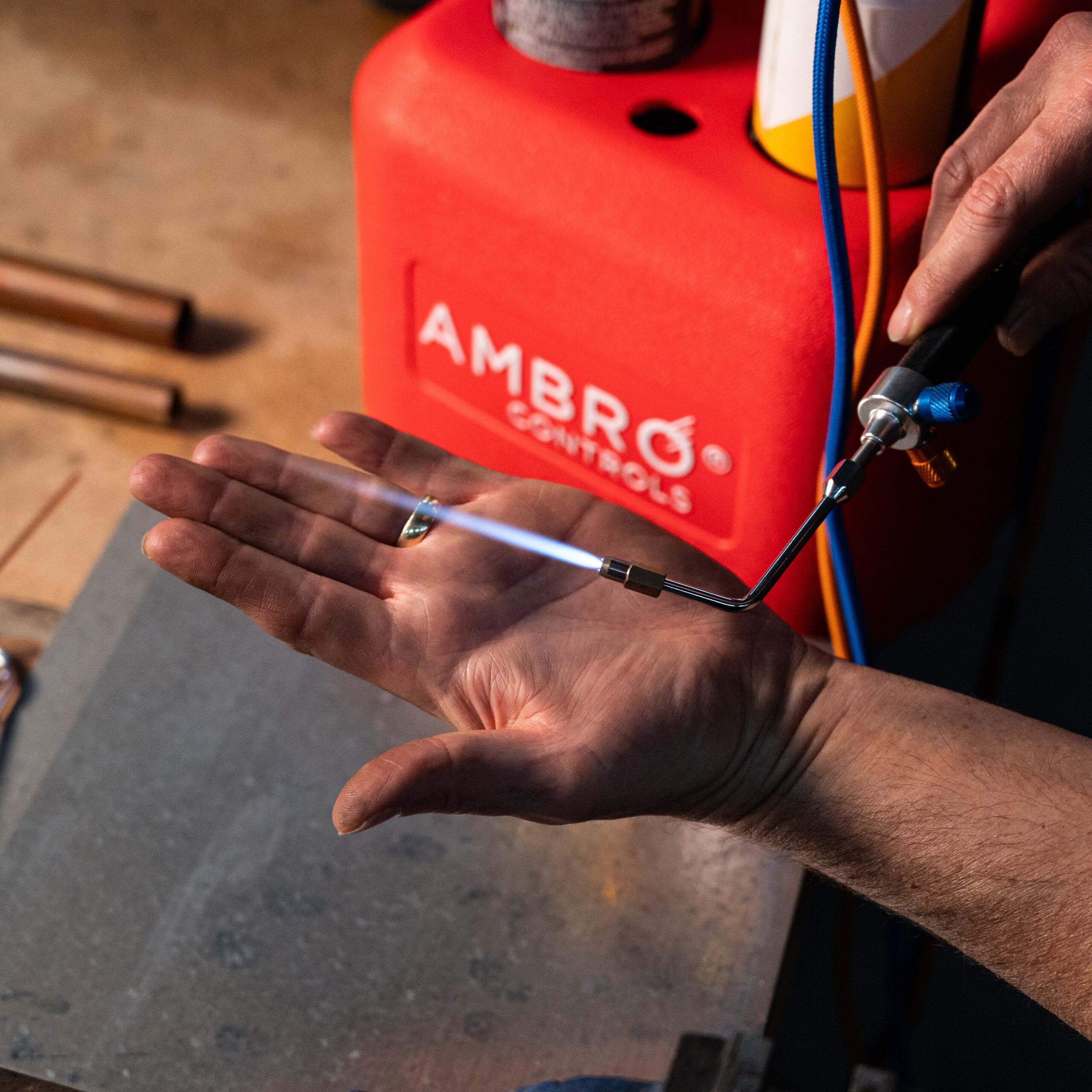 Precision Torch Over Hand