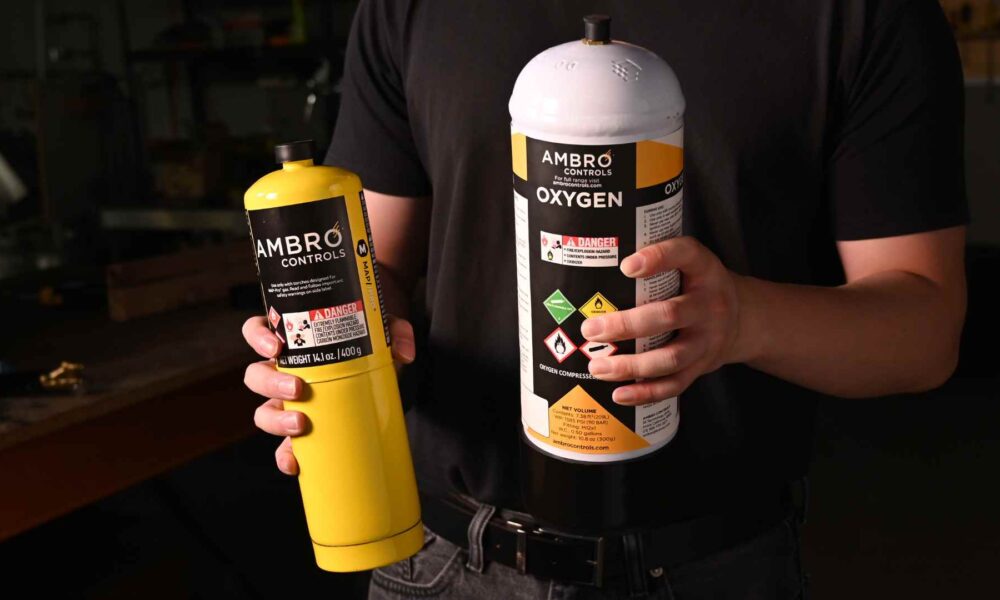 Ambro gas and refrigerant cylinders